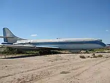 Une ancienne Caravelle, utilisée pour de la cartographie électronique.