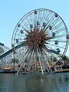 Sun Wheel le jour. On distingue les nacelles mobiles.