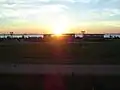 Coucher-du-soleil dans le quartier Cristal