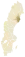 Carte représentant la province de Västerbotten au sein de la Suède, au nord-est du pays.