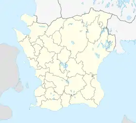 Voir sur la carte administrative de la comté de Scanie
