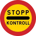 Arrêtez-vous pour le contrôle de police.