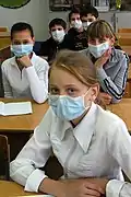 Étudiants au Kazakhstan (2009).