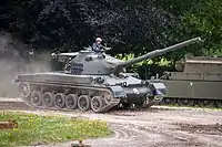Char 61 au Tankfest 2012 du musée des Blindés de Bovington, Royaume-Uni