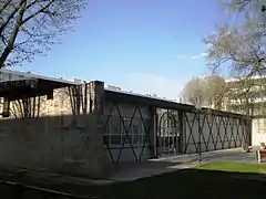 La synagogue.