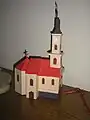 Maquette de l'église