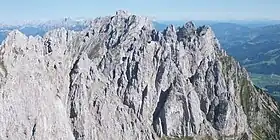 Vue depuis l'ouest.