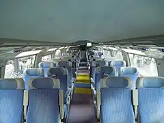 Intérieur d'une 2e classe (étage supérieur).