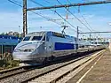 Rame TGV Atlantique no&nbsp;325 à Lyon en Octobre 2021.