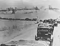 Convoi allié à Saint-Vith, 1944.