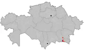 Localisation de District de Talgar