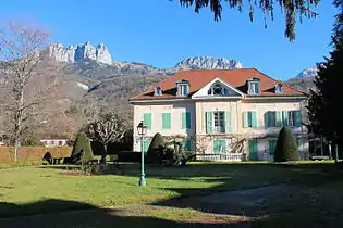 Villa des Roses, demeure de charme du XVIIIe&nbsp;siècle.