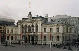 L'Hôtel de ville de Tampere.