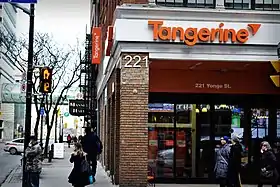 illustration de Tangerine (banque)