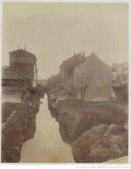 Tanneries à Gentilly à la fin du XIXe&nbsp;siècle.