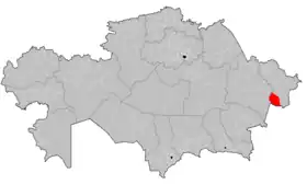Localisation de District de Tarbagataï