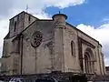 Vue sud-ouest de l'église Saint-Romain (juin&nbsp;2013).