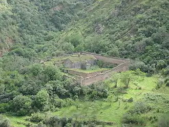 L'ermitage de Tatev vu depuis le nord-est