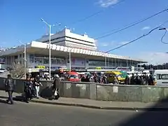 Gare centrale de Tbilissi.