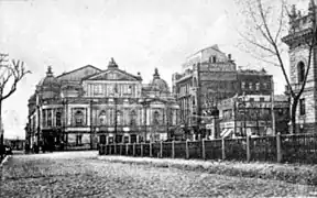 La place au XIXe.