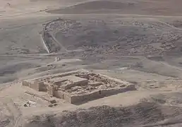 Ruines de la forteresse de Tel Arad, royaume de Juda, VIIIe siècle av. J.-C.