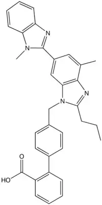 Image illustrative de l’article Telmisartan