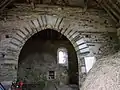 Arc entre le transept sud et la nef