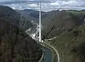 Centrale thermique de Trbovlje (fermée en 2014) dans la vallée de la Save en 2010.