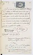 Testament de Sophie Rostopchine, (Archives nationales).