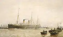 peinture représentant le Teutonic