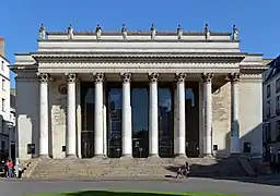 Le théâtre Graslin, dû à Mathurin Crucy, construit au XVIIIe siècle.