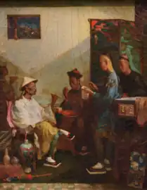 Scène d'intérieur.