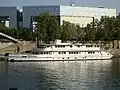 Péniche Thalassa, port de Javel-Bas.