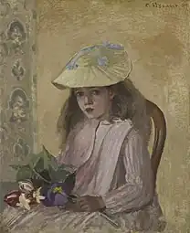 Portrait de Jeanne Pissarro, 1872Yale University Art Gallery, New Haven