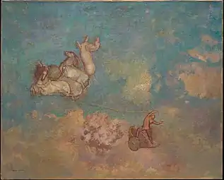 Odilon Redon,Le Char d'Apollon (1905-1914).