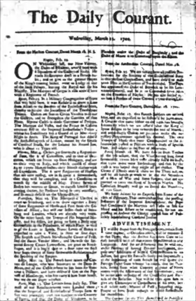 Image illustrative de l’article The Daily Courant