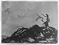 L'arbre tombé. Gravure et aquatinte, vers 1785, H. 23 cm. Pour A New Method [...] v. 1785Metropolitan Museum of Art