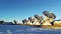Les antennes de l'observatoire NOEMA
