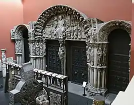 Moulage du porche de la Gloire de la cathédrale de Saint-Jacques-de-Compostelle.