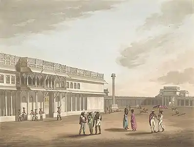 L'entrée du palais d'été.