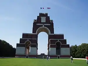 Le mémorial de Thiepval.