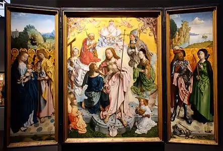 Retable ouvert