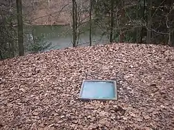 Tombe de Timm Ulrichs à la "Künstler-Nekropole" à Cassel