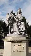 statuaire de l'ancienne fontaine.