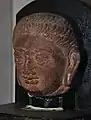 Tête de Tirthankara, période Kushan, Mathura