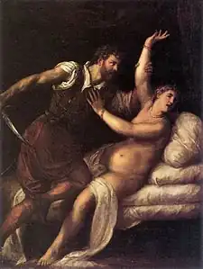 Tarquin et Lucrèce, vers 1570-1571 – Musée des Beaux-Arts de Bordeaux, Bordeaux.