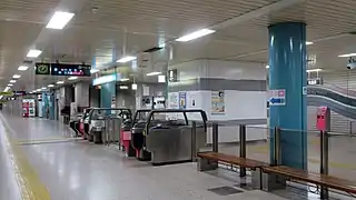 Ligne de contrôle.