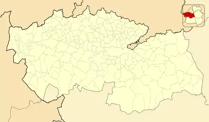 Voir sur la carte administrative de province de Tolède