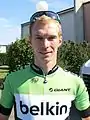 Tom-Jelte Slagter, quelques heures avant sa 5e&nbsp;place du prologue.
