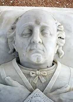 Un visage figé dans la mort : celui de l'abbé Brun (1814-1880), ancien curé de Lugny.